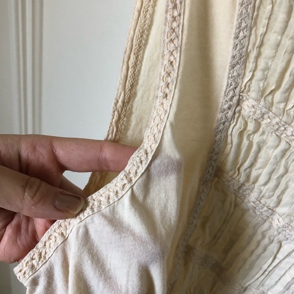 J. Crew Beige Cream 100% Cotton Tank Top XS - Picture 6 of 9